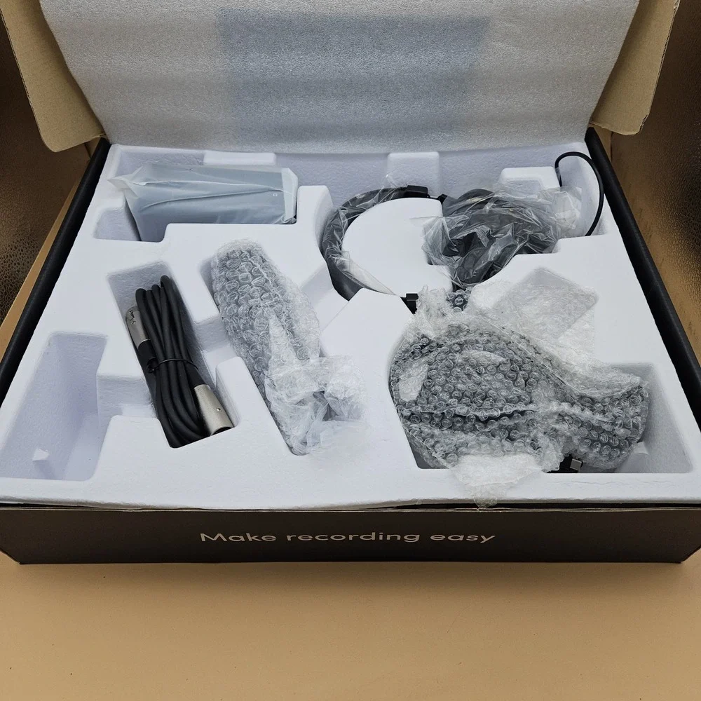 Audient EVO Studio Recording Bundle USB Microphone Headphones New Open Box